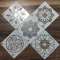 Mandala-Vorlage für Wandmalerei