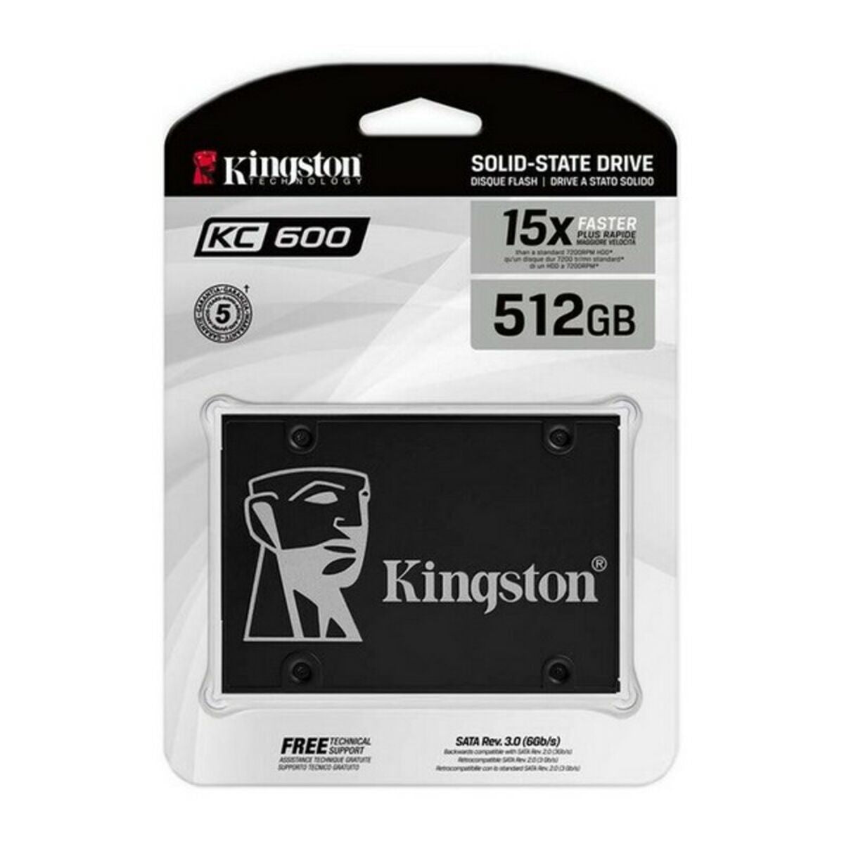Festplatte Kingston SKC600 2,5 SSD SATA III