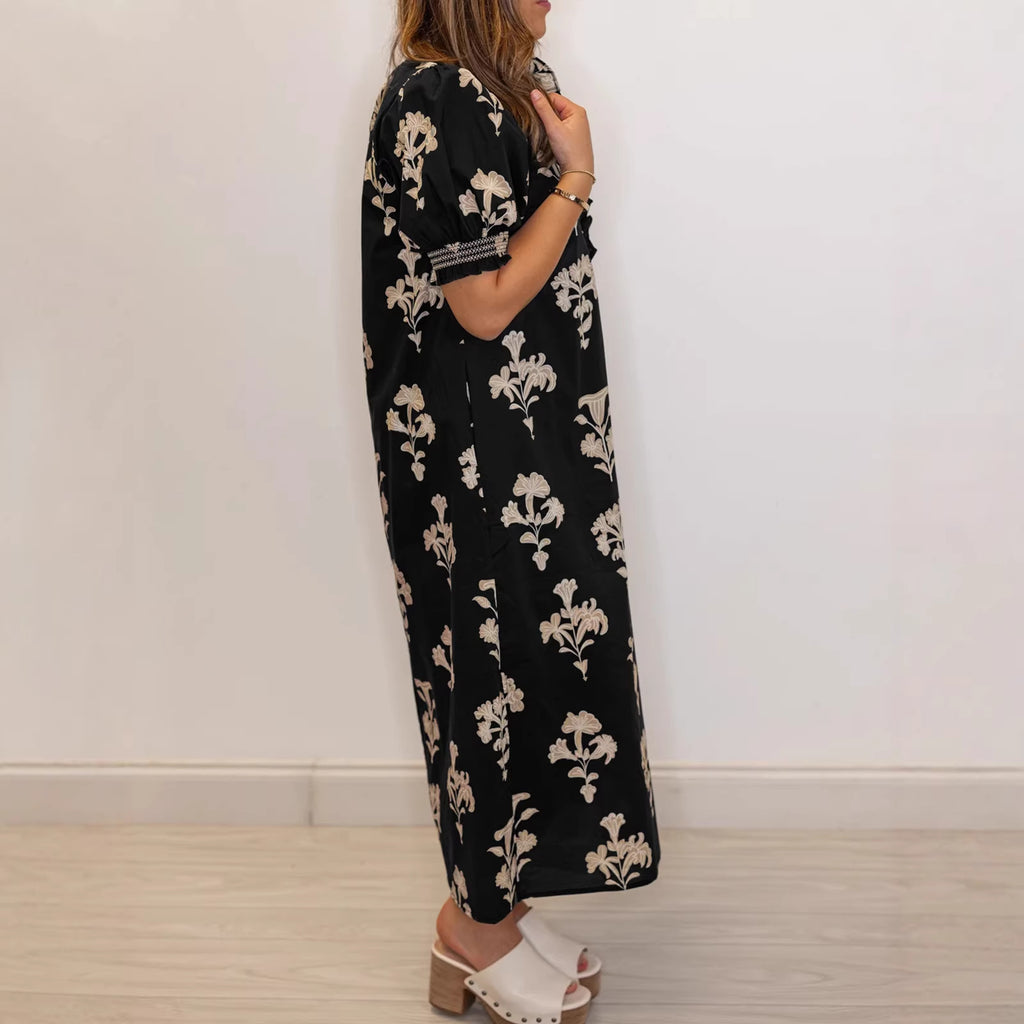 Maxikleid mit Blumenmuster