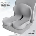 Memory Foam Sitzkissen mit Lumbalstütze