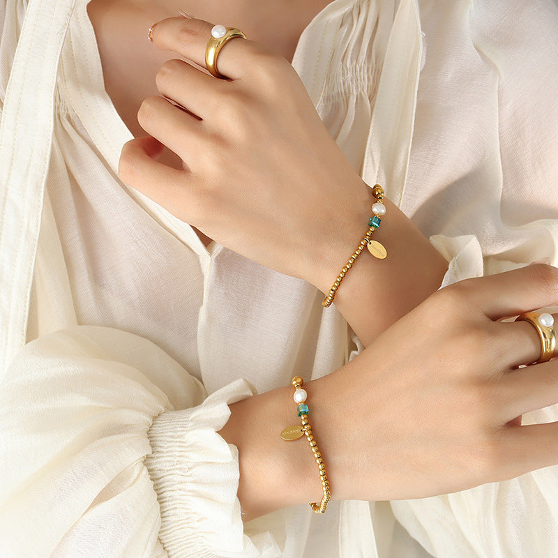 Armband Süsswasserperlen Patchwork | LuxeStyle