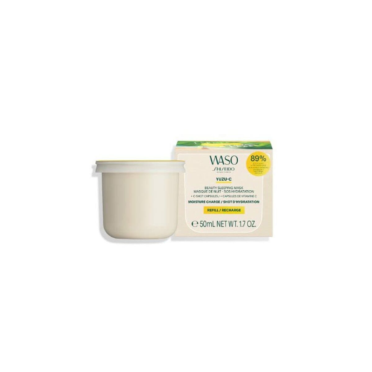 Feuchtigkeitsspendende Nachtmaske Shiseido Waso C 50 ml Nachladen