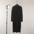 Warmes, halbhochausschn. Strickkleid