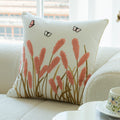 Sofakissen mit Blumen-Stickerei | LuxeStyle