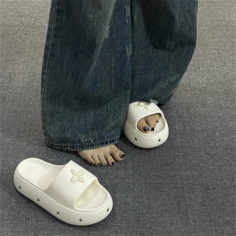 Plateau-Slipper für Damen