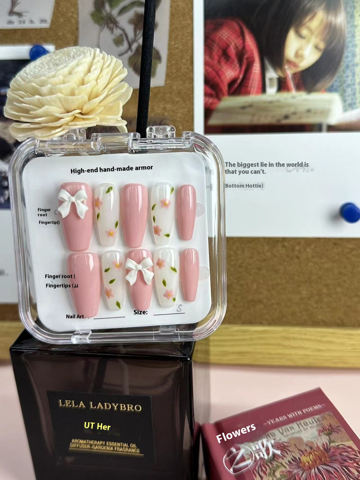 Handgemachte Press-On Nägel mit Schleifchen – Bild 6 | LuxeStyle