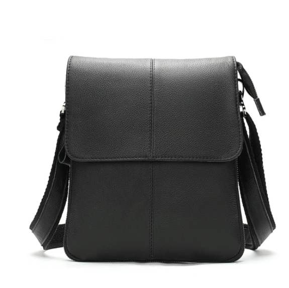 Leder Messenger Bag Hochformat – Bild 6 | LuxeStyle
