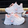 Bequeme atmungsaktive Lauflernschuhe für Kinder 4-12 Jahre, weiß