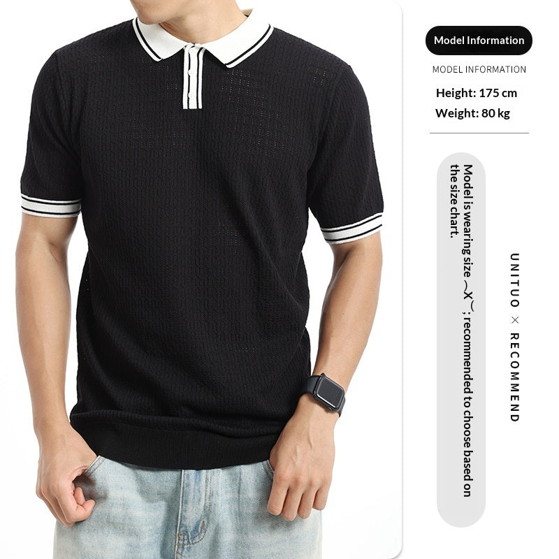 Klassisches Polo-Shirt mit Farbblock-Design – Bild 7 | LuxeStyle