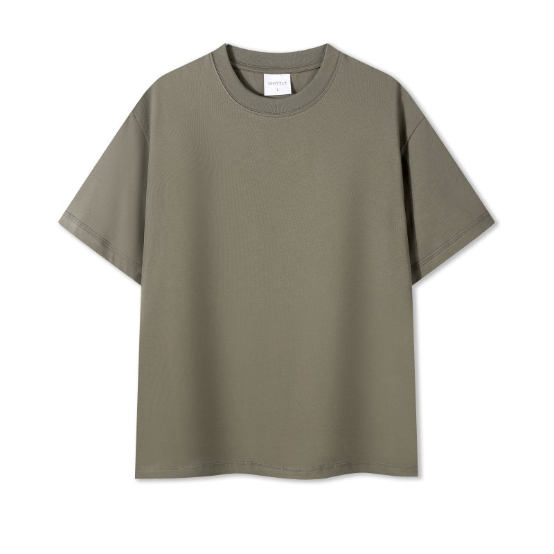 Einheitsfarbenes T-Shirt für Herren