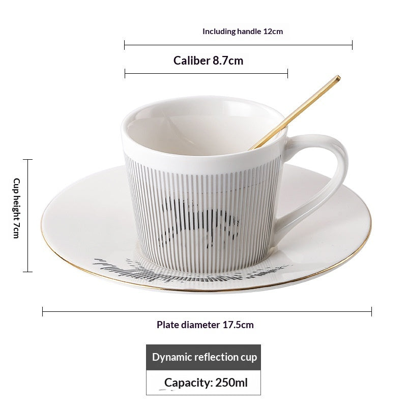 Dynamische Reflexion Keramik-Kaffeetasse