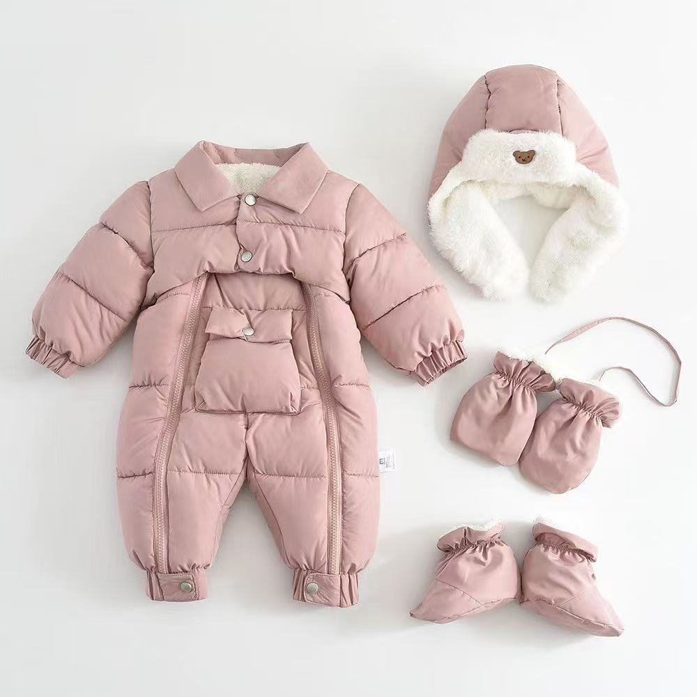 Baumwollgefütterter Strampler für Babys – Bild 4 | LuxeStyle