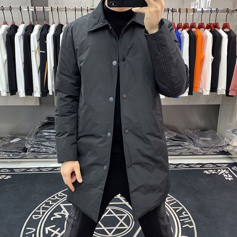 Herren Slim-fit Mittel Reversjacke