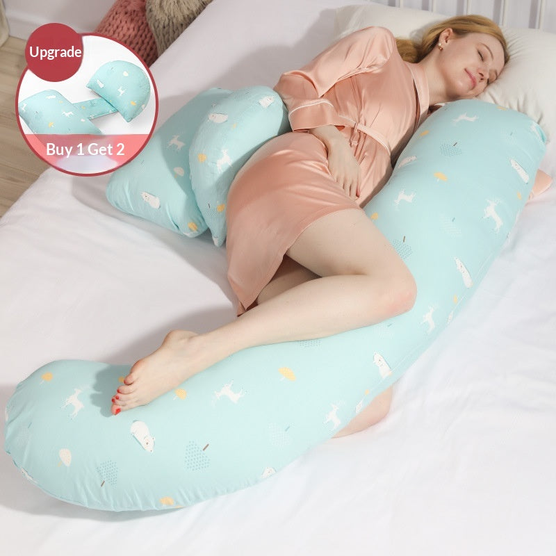 U-förmiges Bauchstützkissen für Seitenschläfer – Bild 4 | LuxeStyle