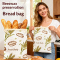 Bienenwachs Brotbeutel Leinen/Baumwolle