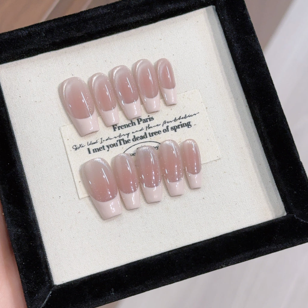 Handgemachte, ablösbare lange Nagelspitzen