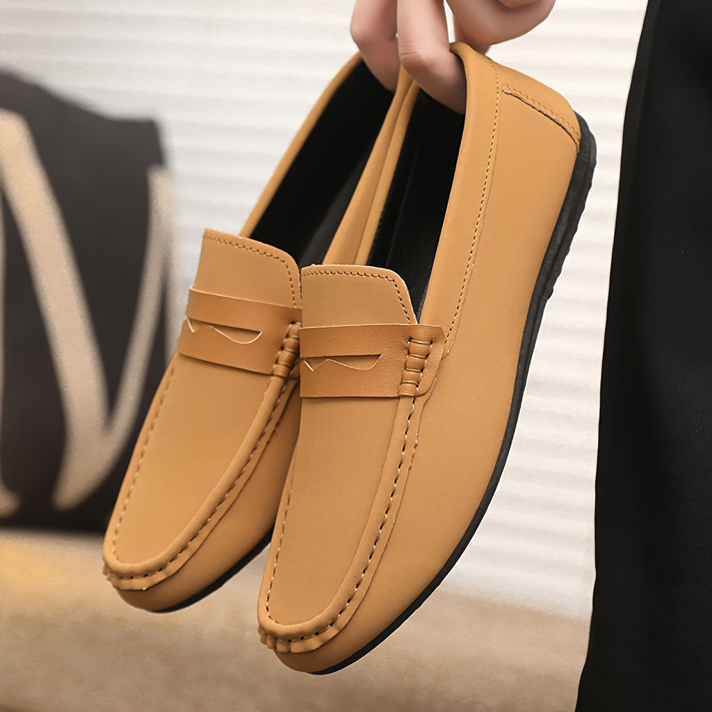 Herren Penny Loafers aus Canvas