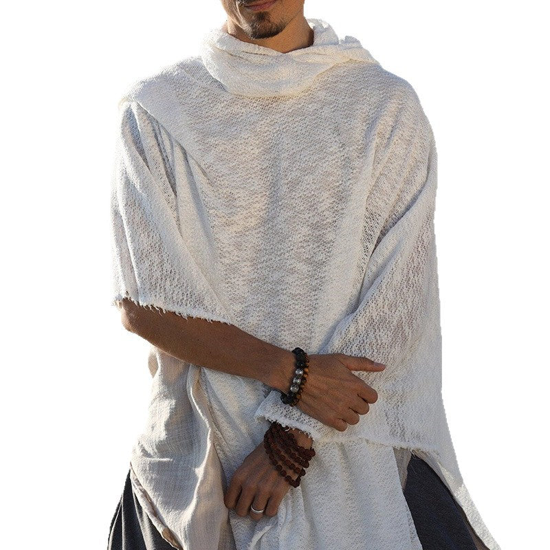 Herren-Kapuzen Cape-Style Mantel