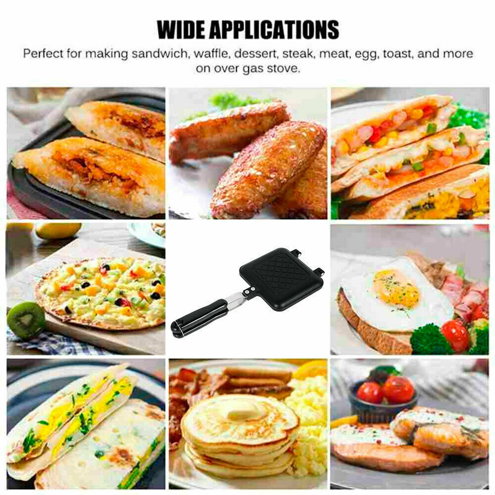 Antihaft Sandwich-Toaster für Herd & Camping – Ansicht 5
