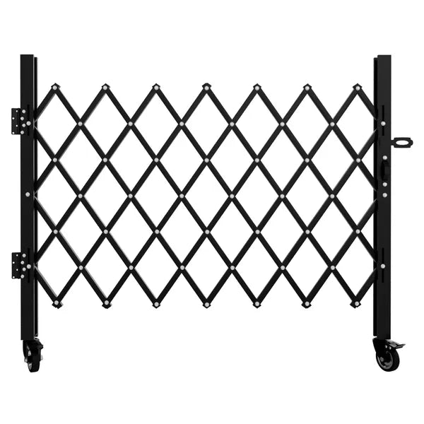 Faltbares Sicherheitsgitter mit Rollen
