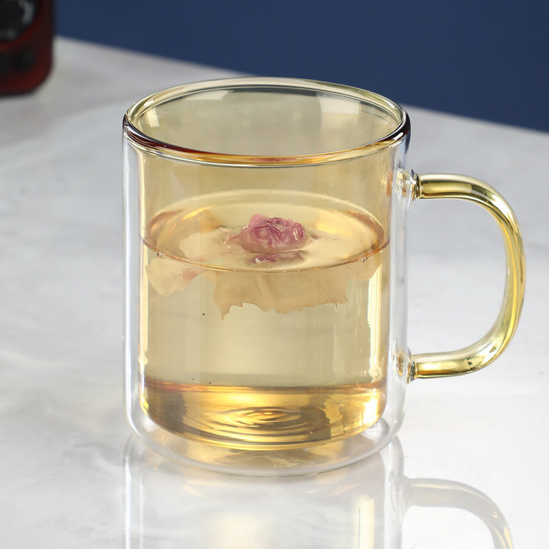 Doppelwandige Trinkflasche aus Borosilikatglas – Bild 5 | LuxeStyle