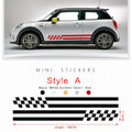 Auto-Aufkleber Körperlinie Farbe Streifen Dekoration | LuxeStyle
