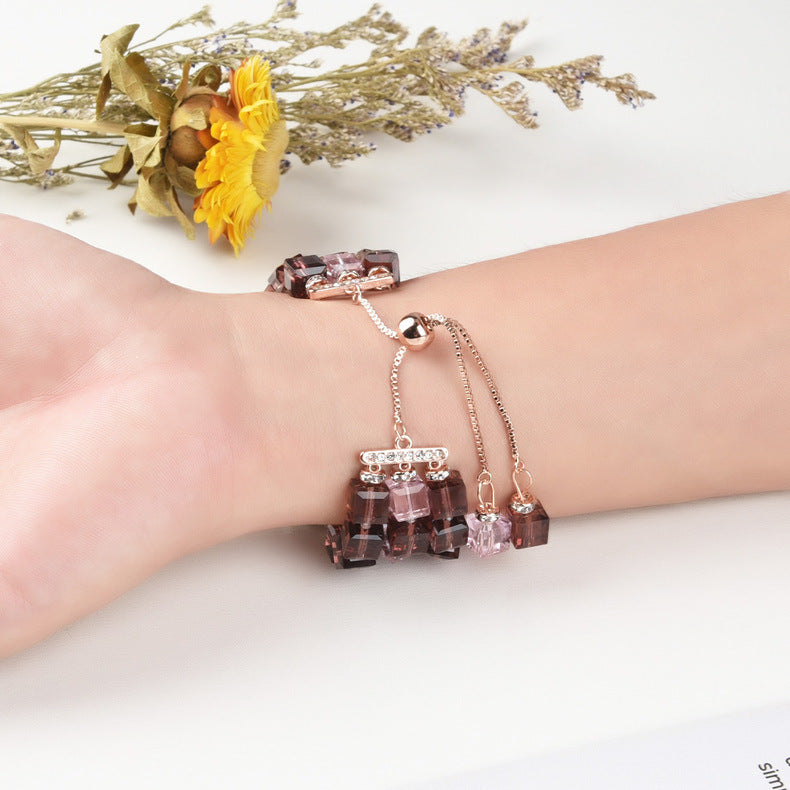 iWatch Armband mit grossen quadratischen Kristallen – Bild 5 | LuxeStyle