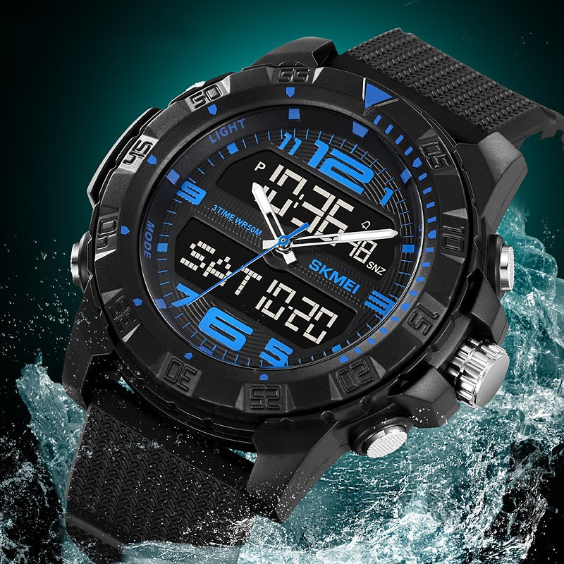 Multifunktionale Sportuhr mit Dual-Display – Ansicht 7