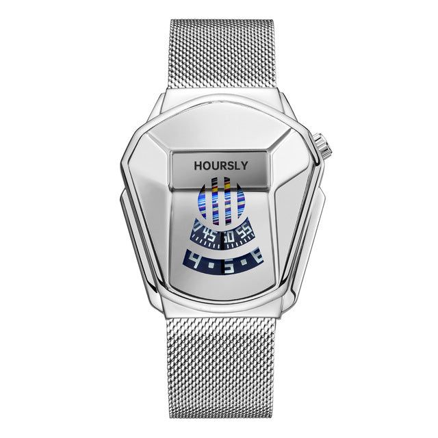 Herren-Quarzuhr, wasserdicht mit Edelstahlarmband – Bild 6 | LuxeStyle