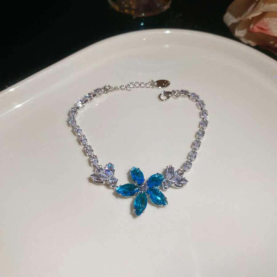Glacier Blue Zirkonia Armreif – Ansicht 4