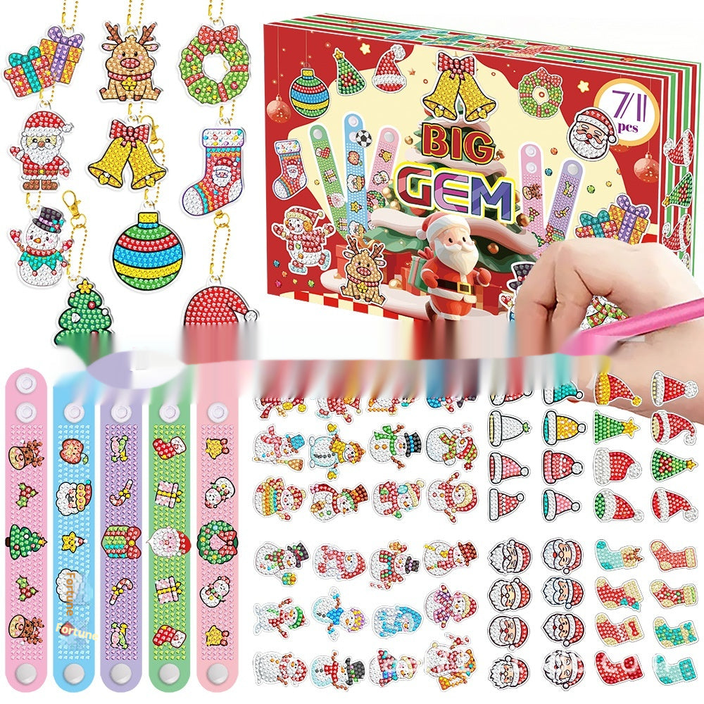 Weihnachts-Mosaiksticker-Set, 71 Teile · 71 Stück – Bild 5 | LuxeStyle