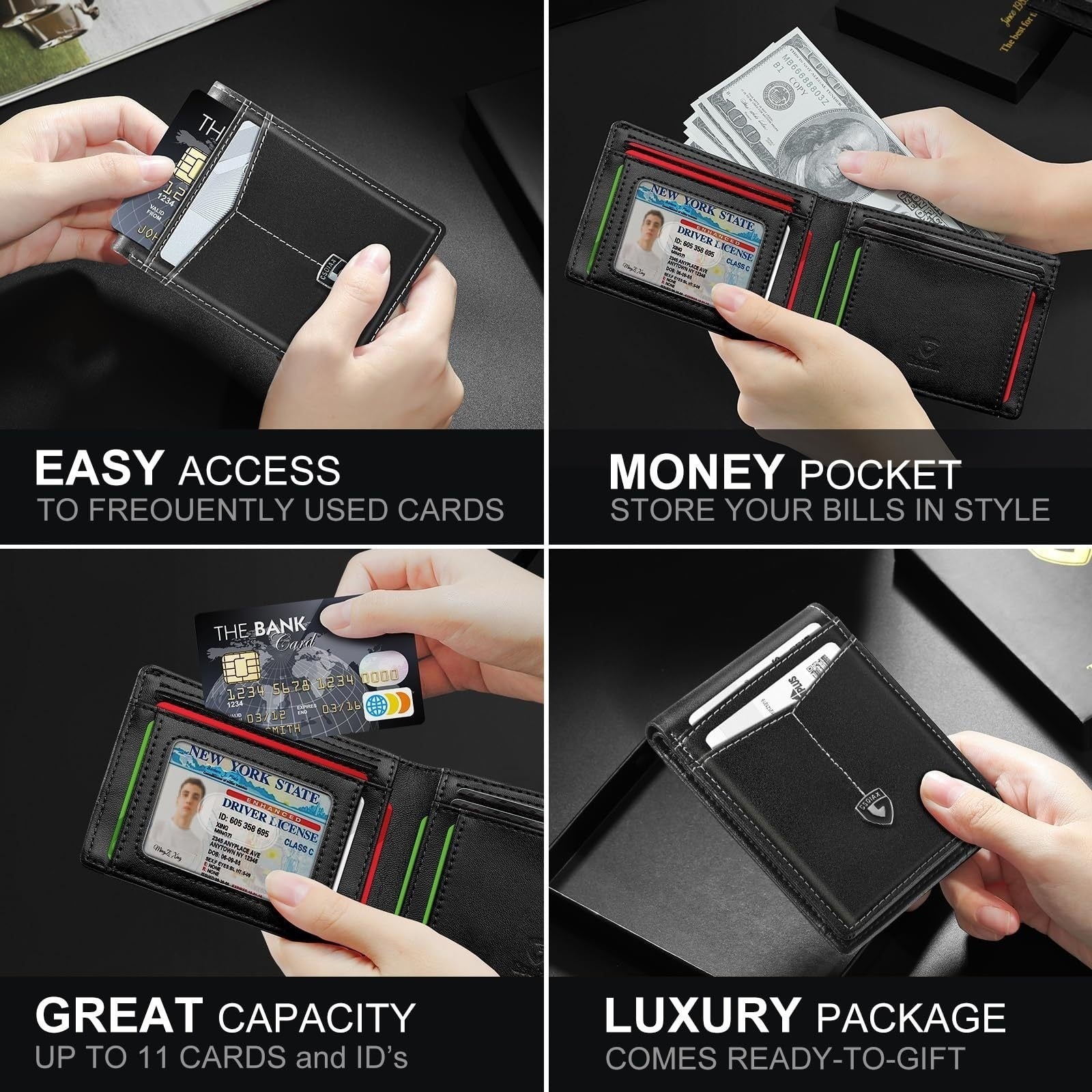 Kartenhalter aus Carbonfaser