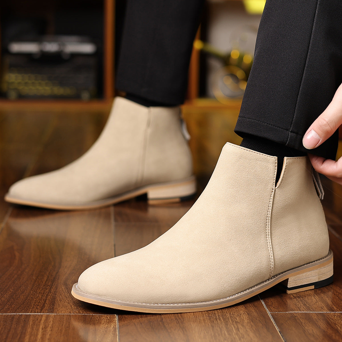 Retro Matte Martin Boots für Herren