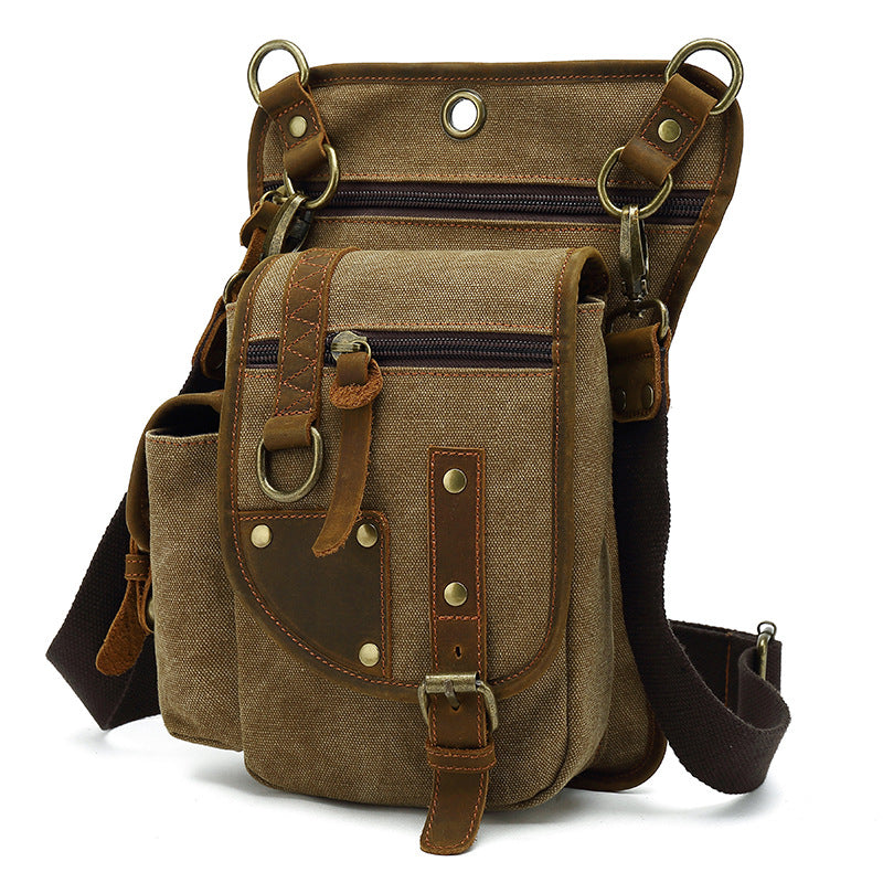 Canvas-Messenger-Tasche – Retro-Design – Bild 2 | LuxeStyle