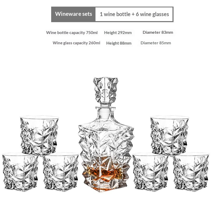 Kristall Whiskey Tassen Set