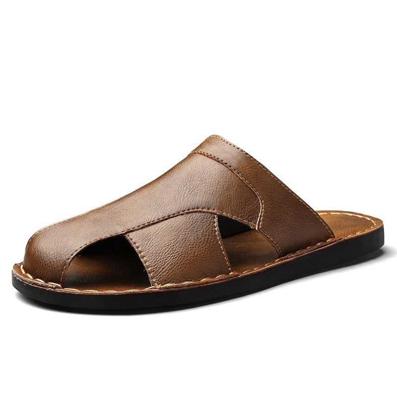 Handgenähte Casual Beach Sandalen für Herren