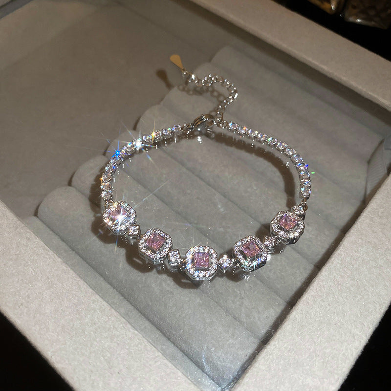 Rundes Zirkon-Armband im Vintage-Stil – Ansicht 3