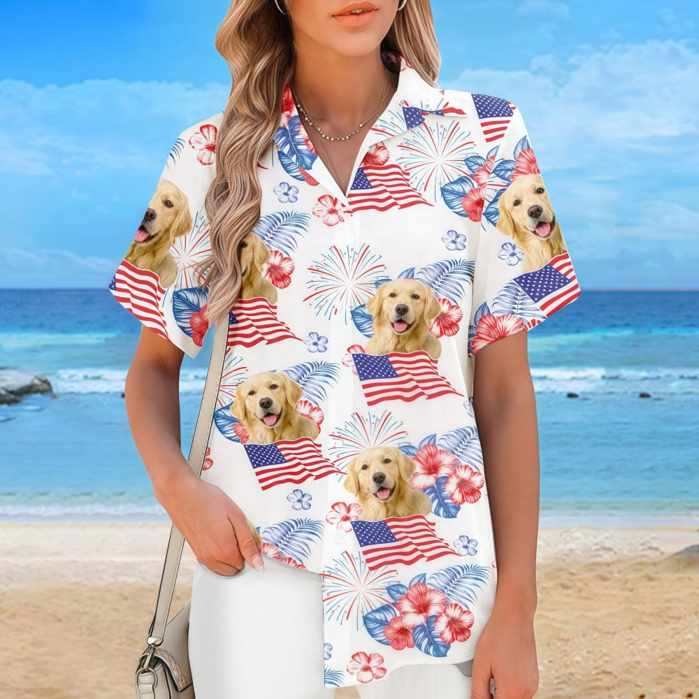 Patriotisches Flaggen-Sommerhemd
