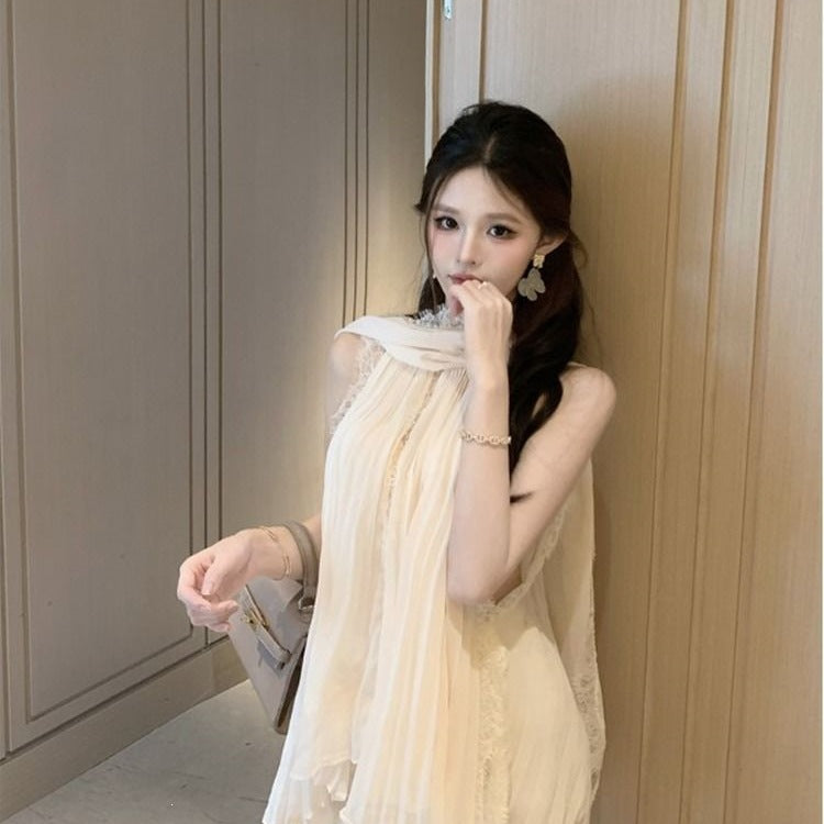 Rückenfreies Camisole mit Spitze