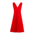 Rotes Midi-Kleid