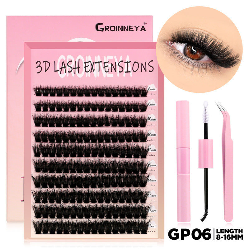 Weihnachts-Falschaugenwimpern-Set