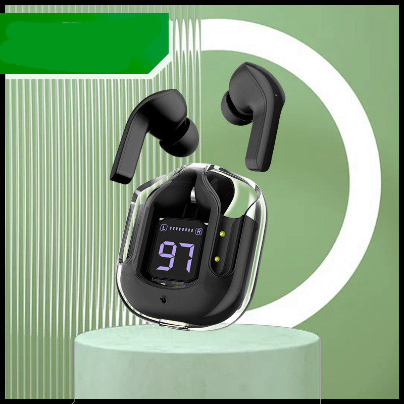 Mini-Transparente Bluetooth-Ohrhörer mit Ladebox – Trend-Modell