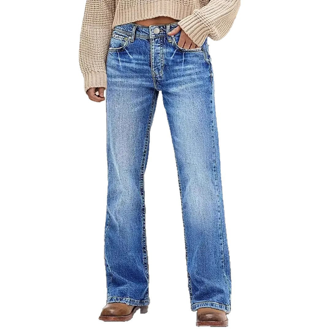 High-Waist Vintage Jeans für Damen