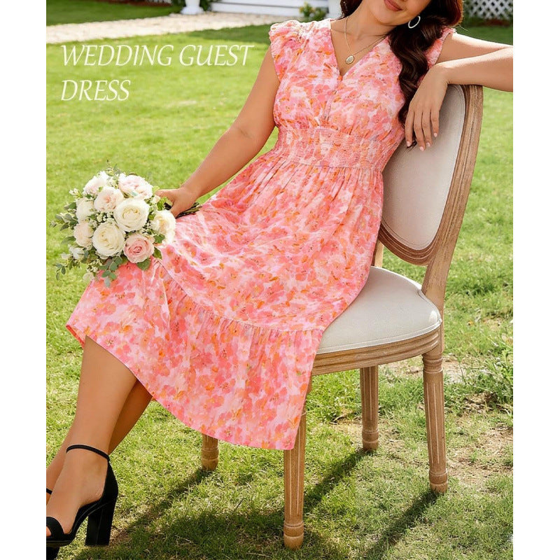 Chic Boho Blumenkleid