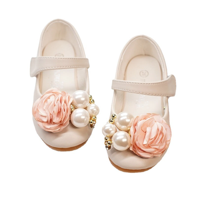 Mädchen Prinzessinnen-Schuhe mit Perlenschleife – Bild 4 | LuxeStyle