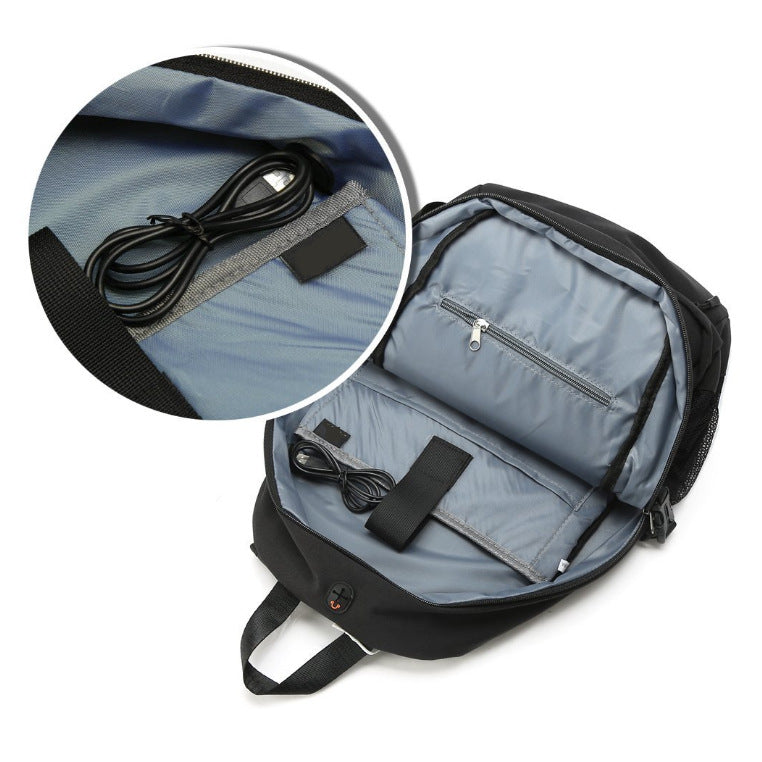 Anti-Theft USB-Laptop-Rucksack mit Schultergurten