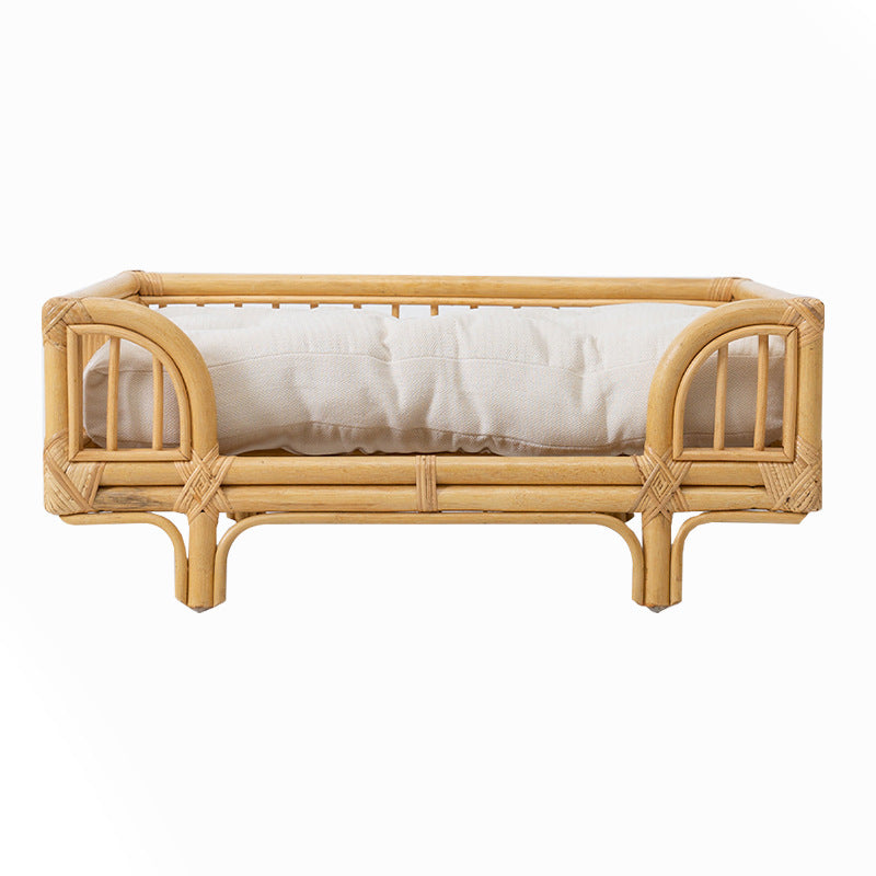 Natürlicher Rattan-Hundebett