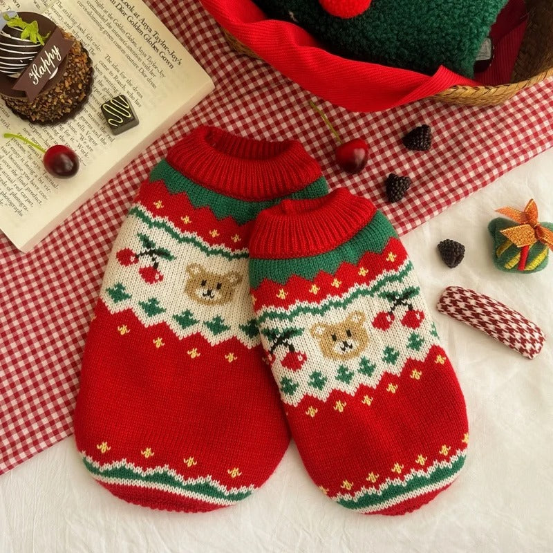 Haustierpullover Weihnachten Kirsche – Bild 5 | LuxeStyle