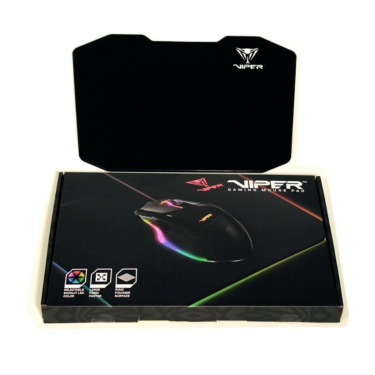 Performance Mauspad Schwarz-Weiss für Gamer.