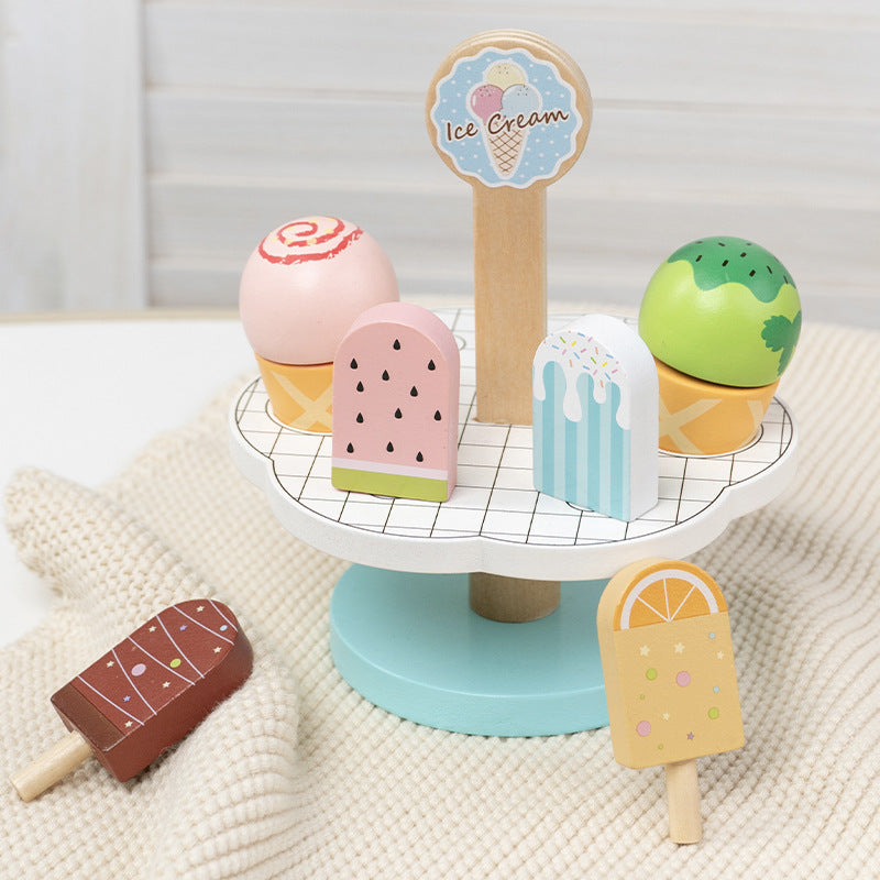 Holzspielzeug Dessertturm zum Rollenspiel – Bild 2 | LuxeStyle